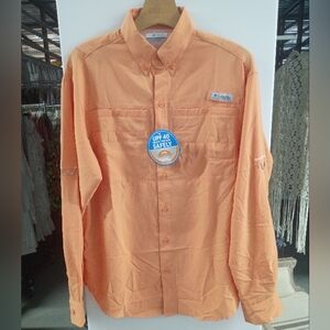 Columbia PFG Burnt Orange Shirt